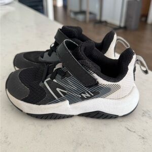 New Balance Kids’ Running Shoes – Black & White – Size 8